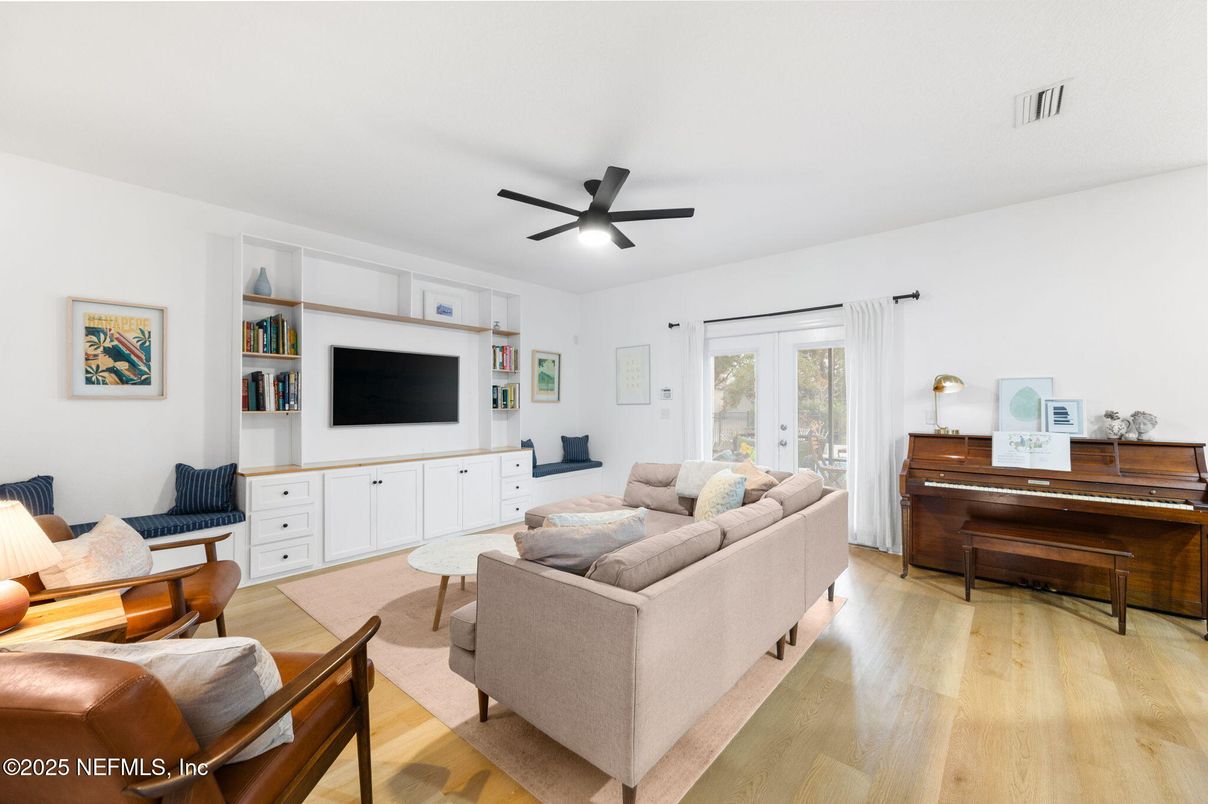 Interior, Living room, Piano, Wood Texture Flooring