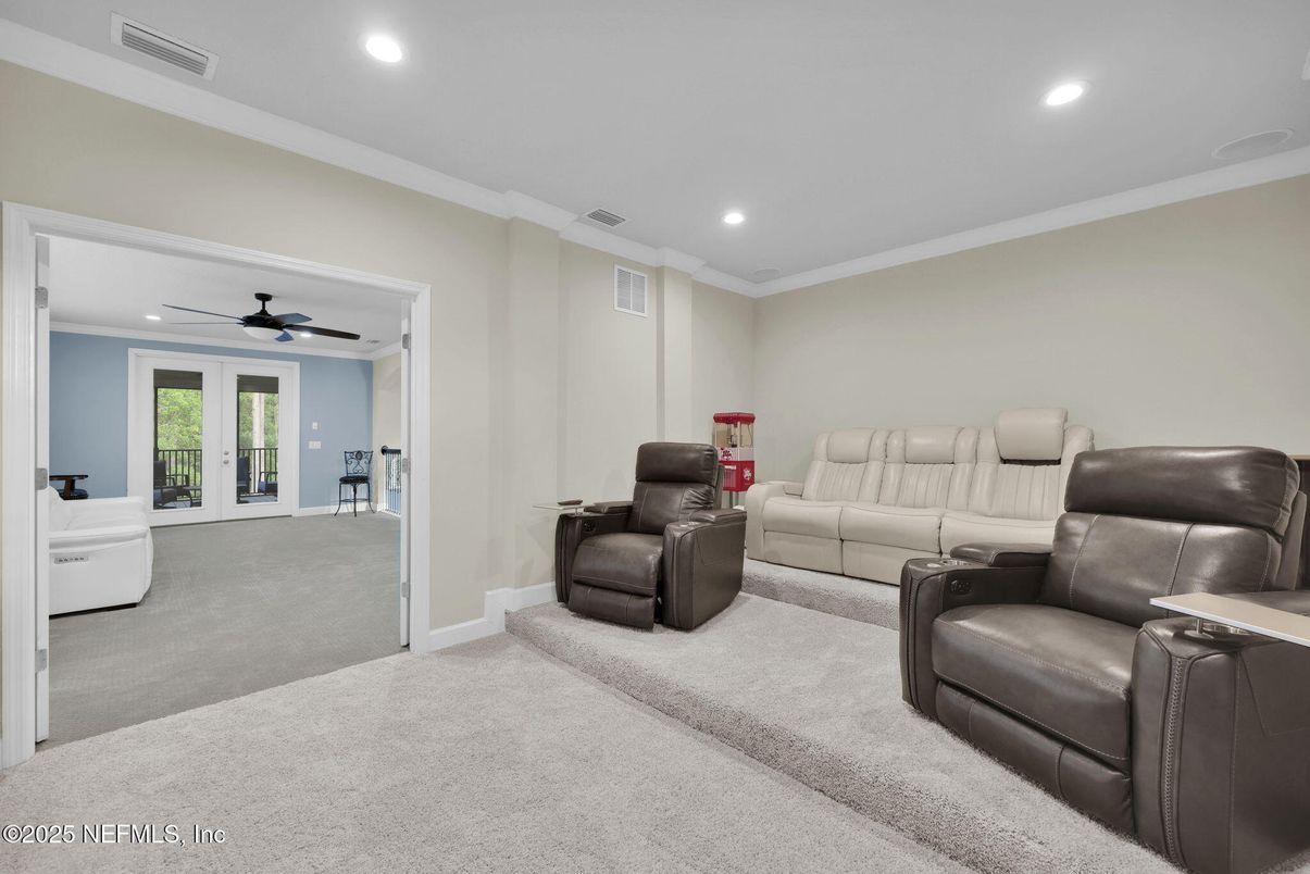 Home Theatre Room, Interior, Living room, Recessed Lighting