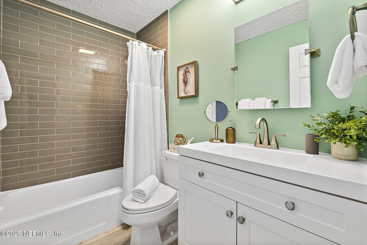 Bathroom, Interior, Wood Texture Flooring