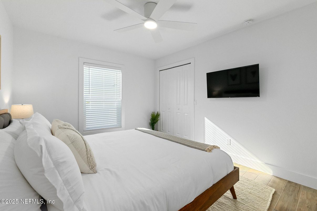 Bedroom, Interior, Wood Texture Flooring