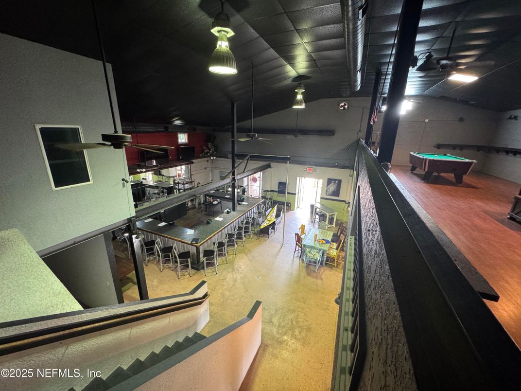 Billiard Table, Game Room, Interior, Pendant Lights