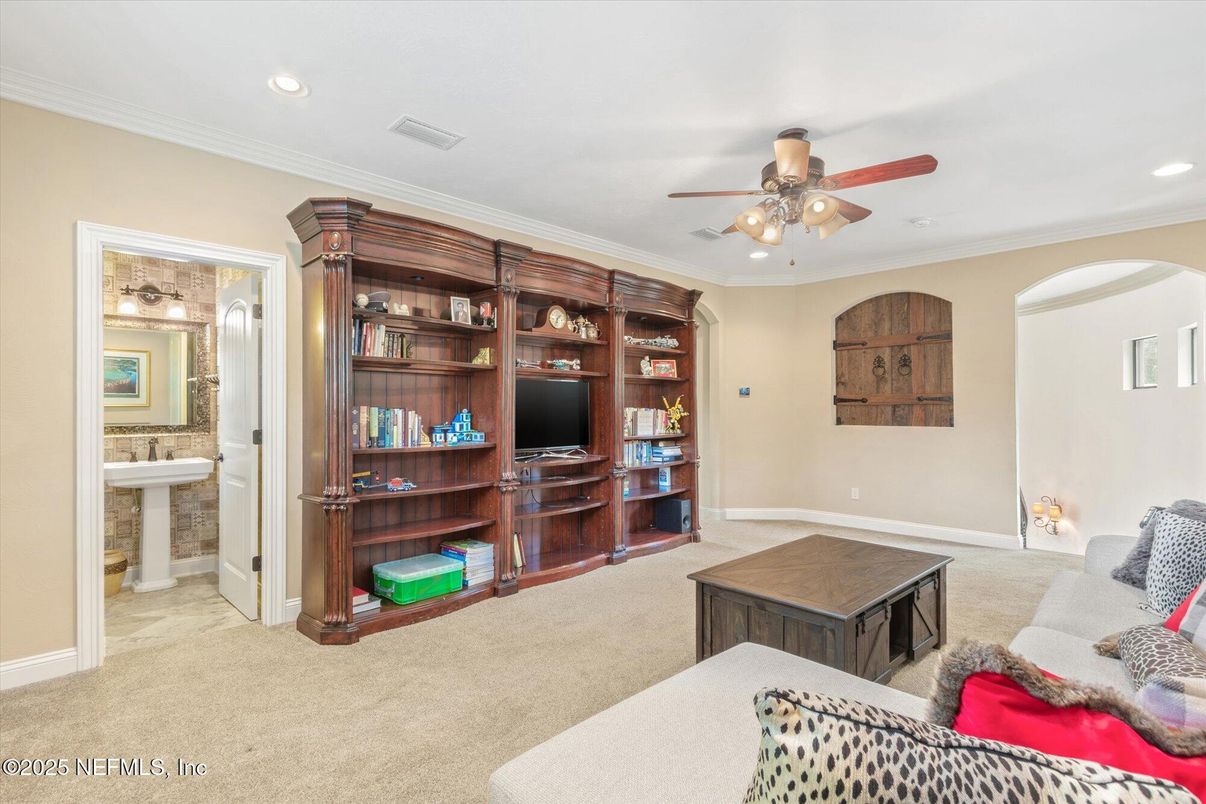 Bathroom, Interior, Recessed Lighting