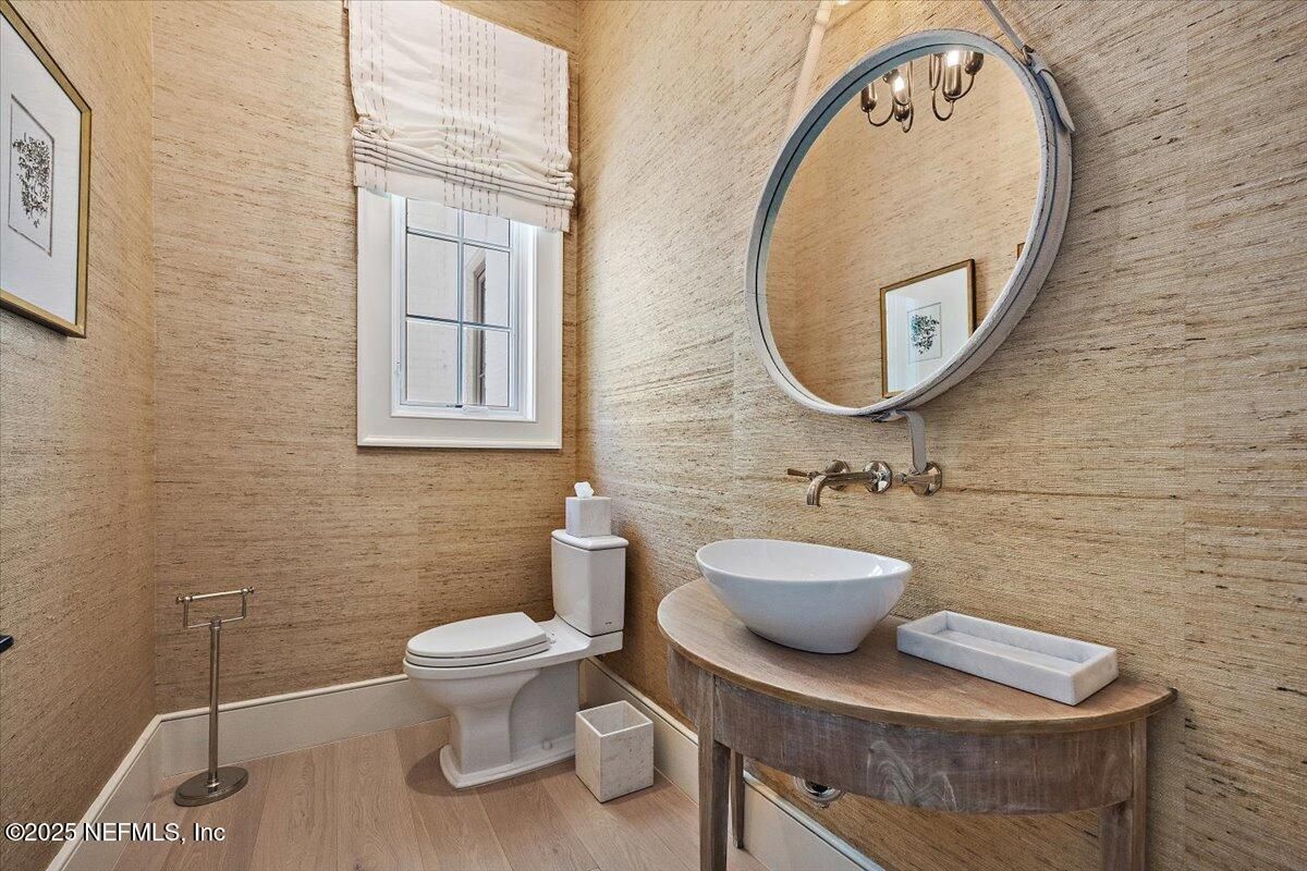 Bathroom, Interior, Wood Texture Flooring