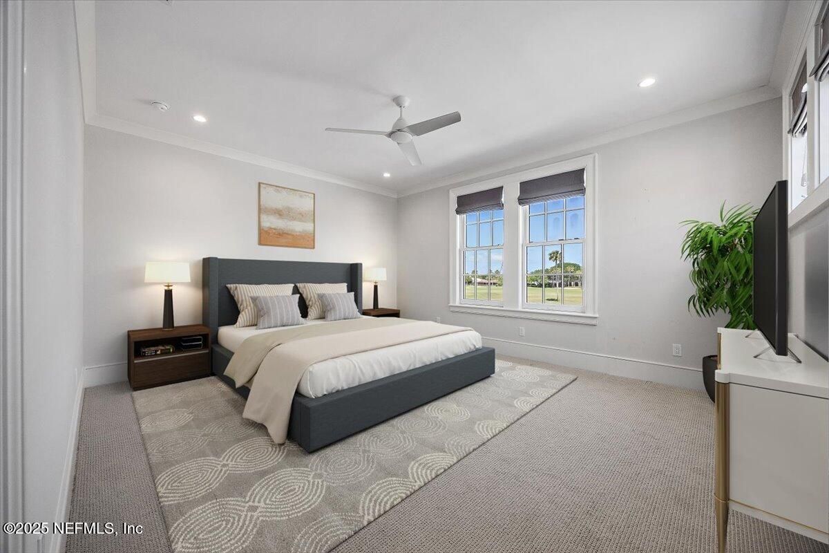 Bedroom, Interior, Recessed Lighting