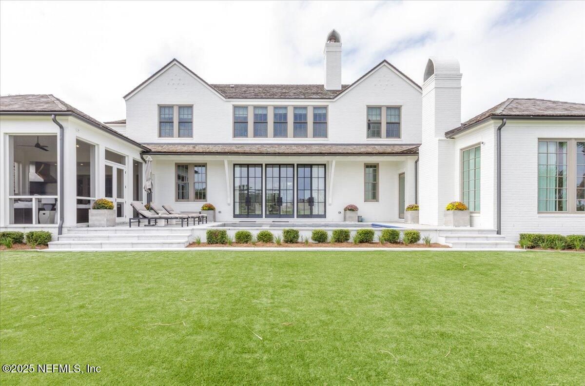 Backyard, Exterior, Facade, Farmhouse