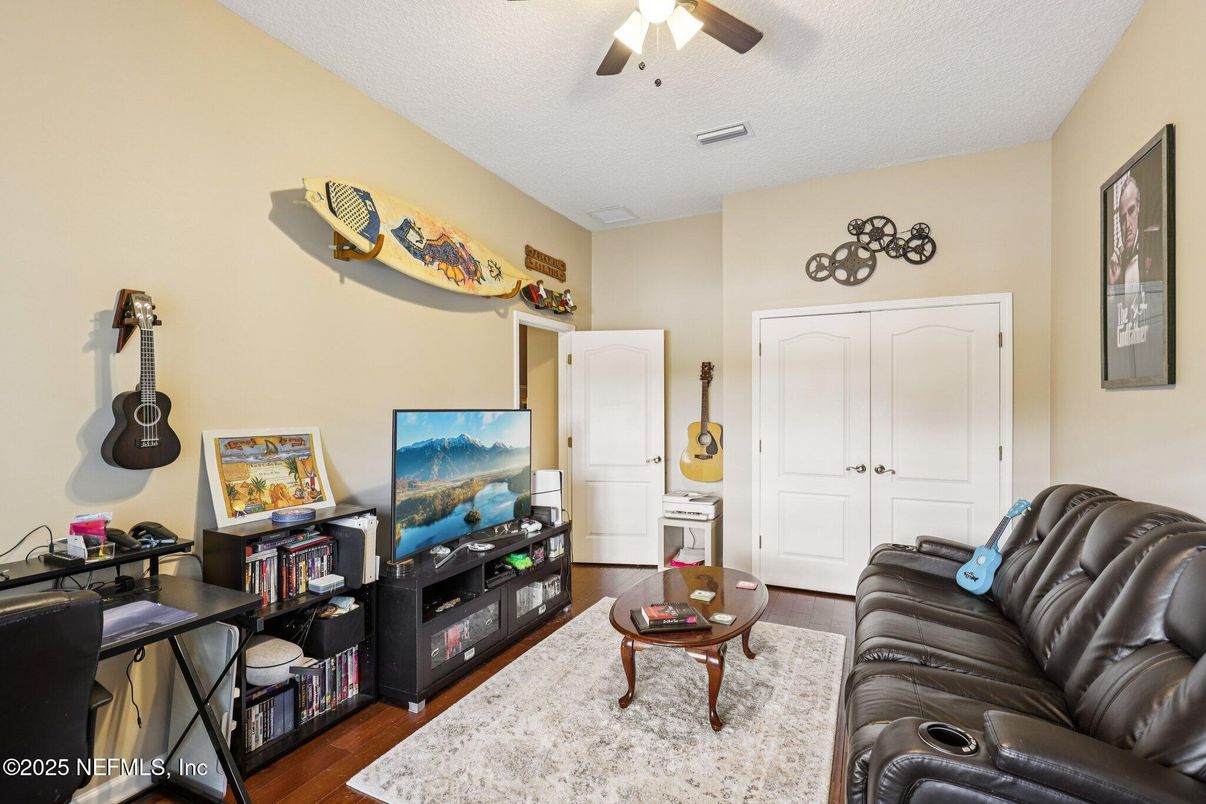 Home Theatre Room, Interior, Living room, Wood Texture Flooring