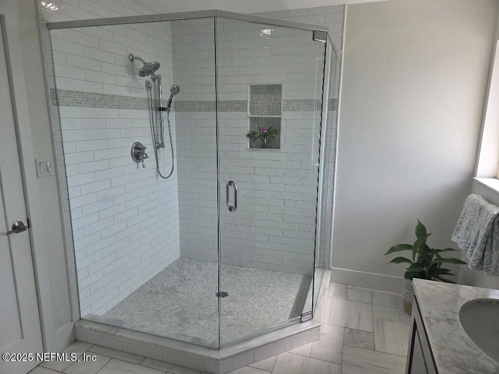 Bathroom, Glass Shower, Interior