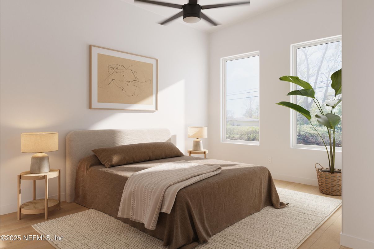 Bedroom, Interior, Wood Texture Flooring