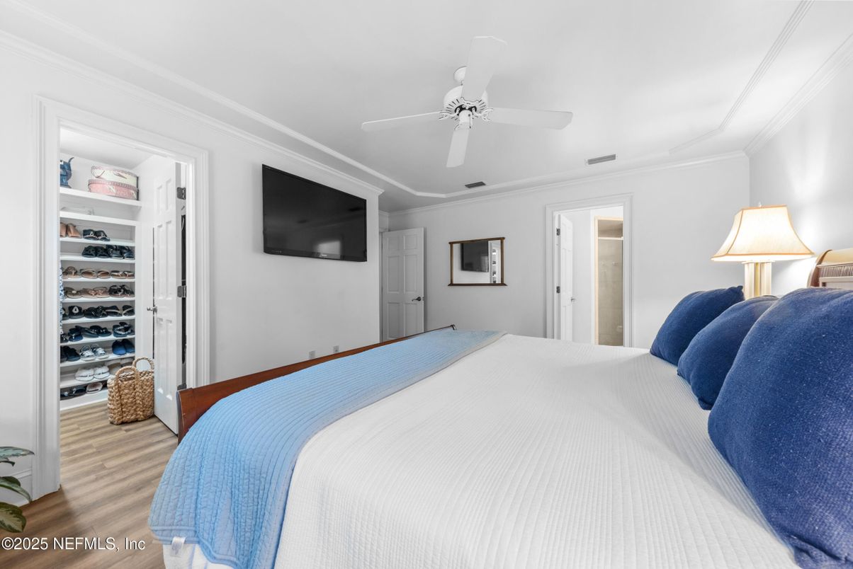Bedroom, Interior, Wood Texture Flooring