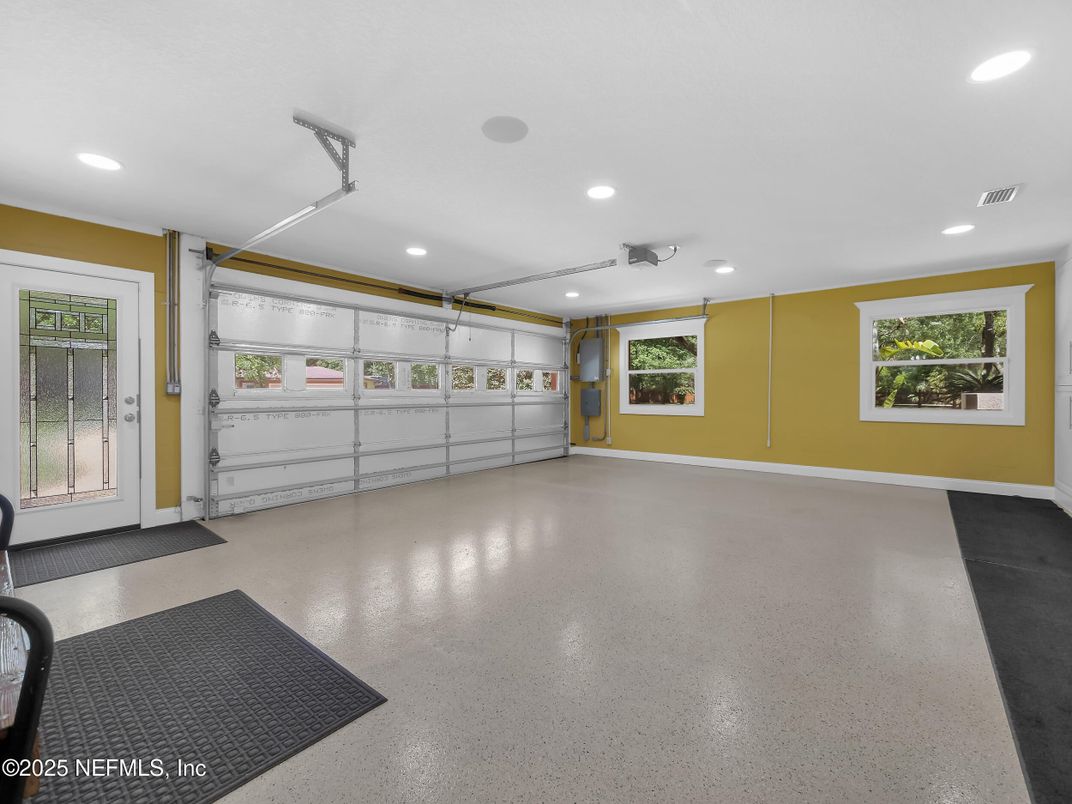 Garage, Interior, Recessed Lighting