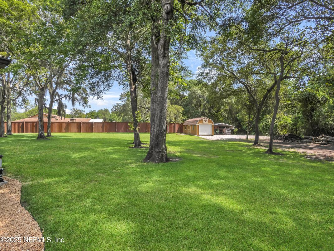 Backyard, Detached Garage, Exterior