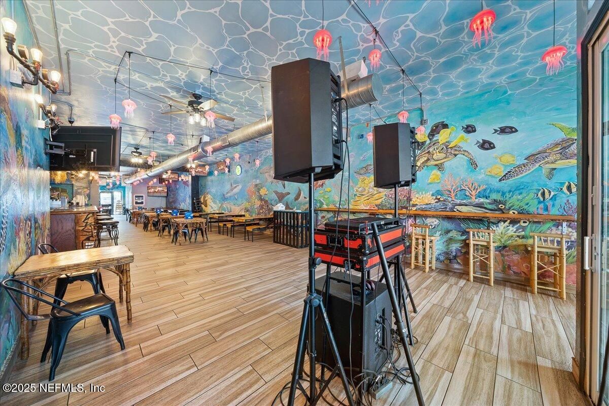 Dining room, Interior, Wood Texture Flooring