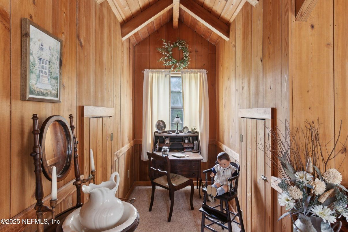 Home Office, Interior, Wooden Beams, Wooden Ceilings, Wooden Walls