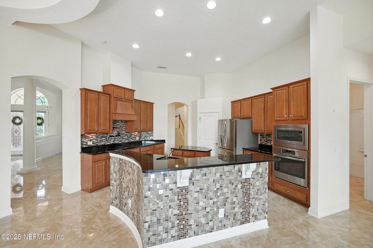Interior, Kitchen, Recessed Lighting, Stainless Steel Appliances