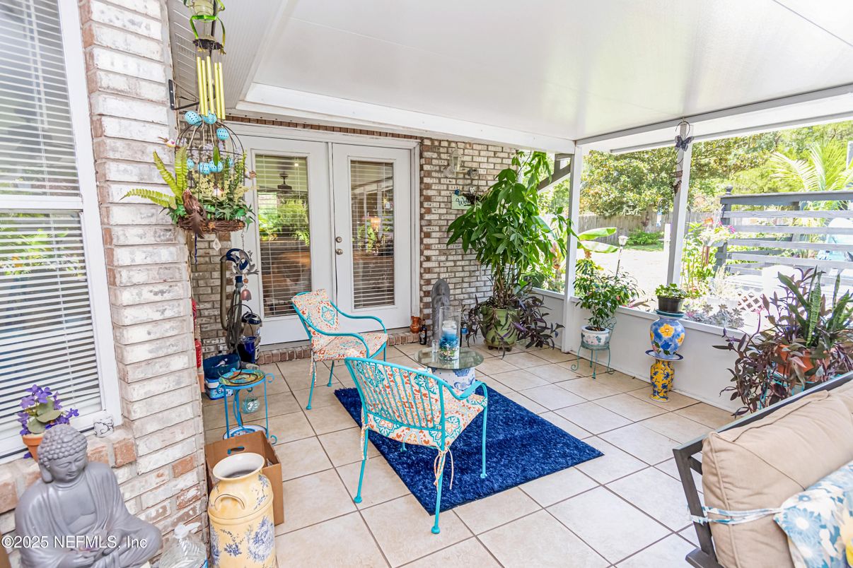 Interior, Stone Walls, Sun Room
