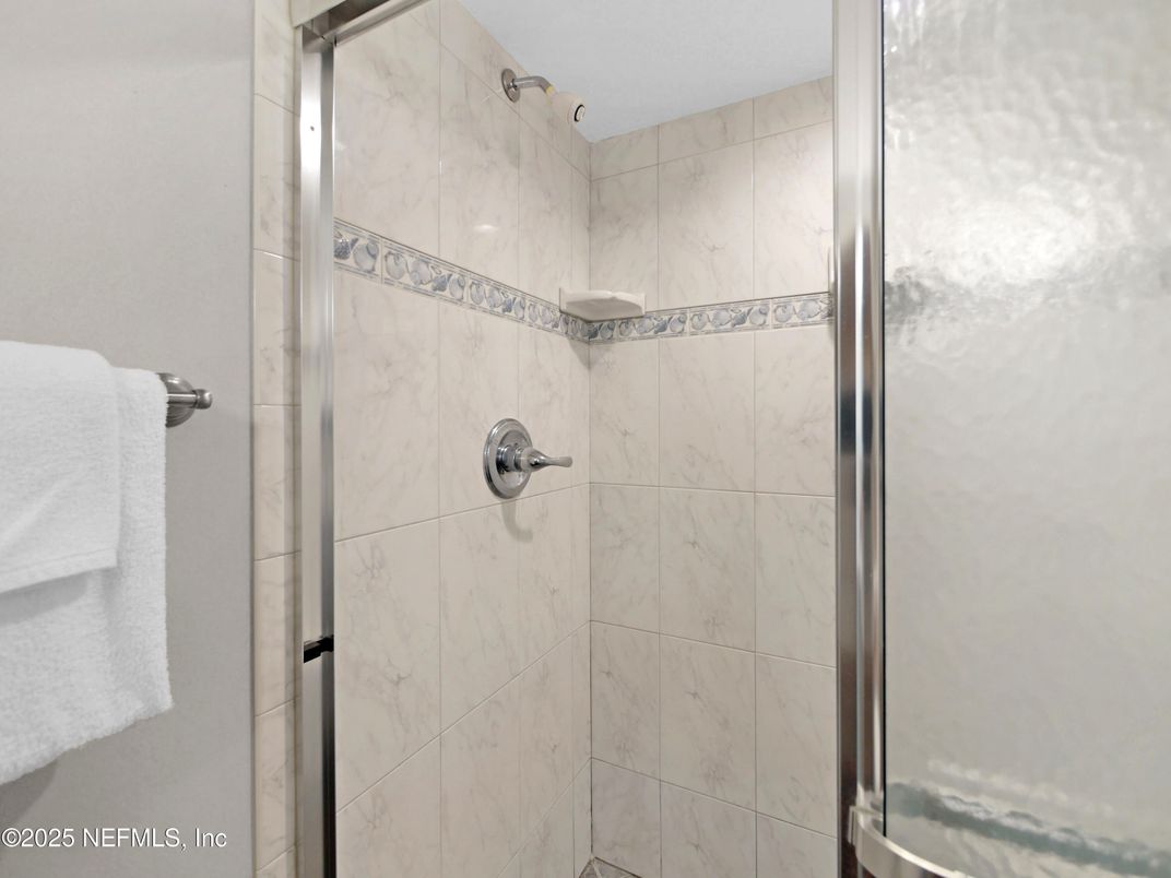 Bathroom, Glass Shower, Interior, Marble Walls
