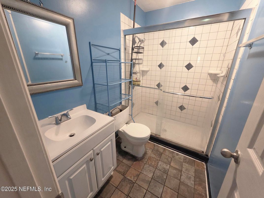 Bathroom, Glass Shower, Interior