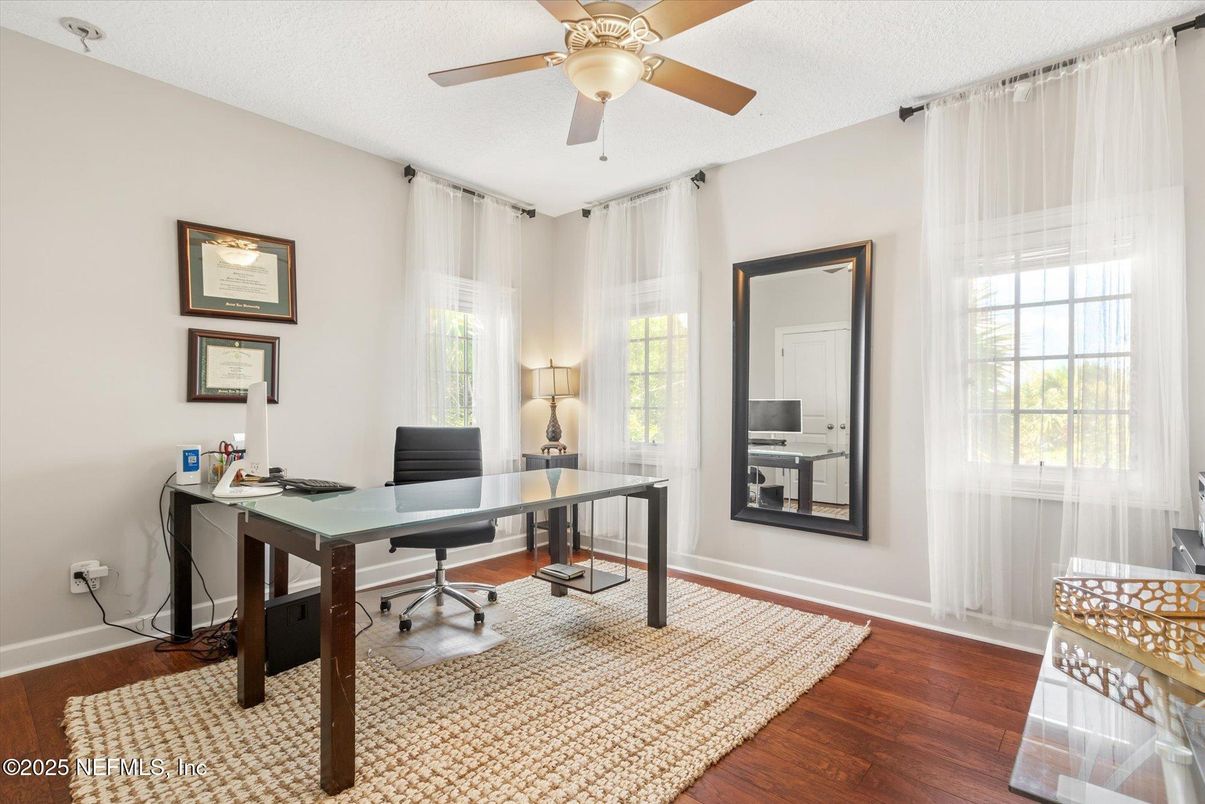 Home Office, Interior, Wood Texture Flooring