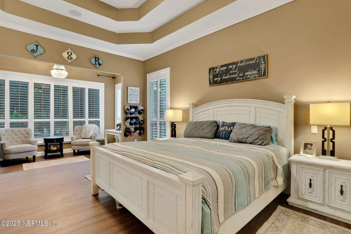 Bedroom, Interior, Wood Texture Flooring