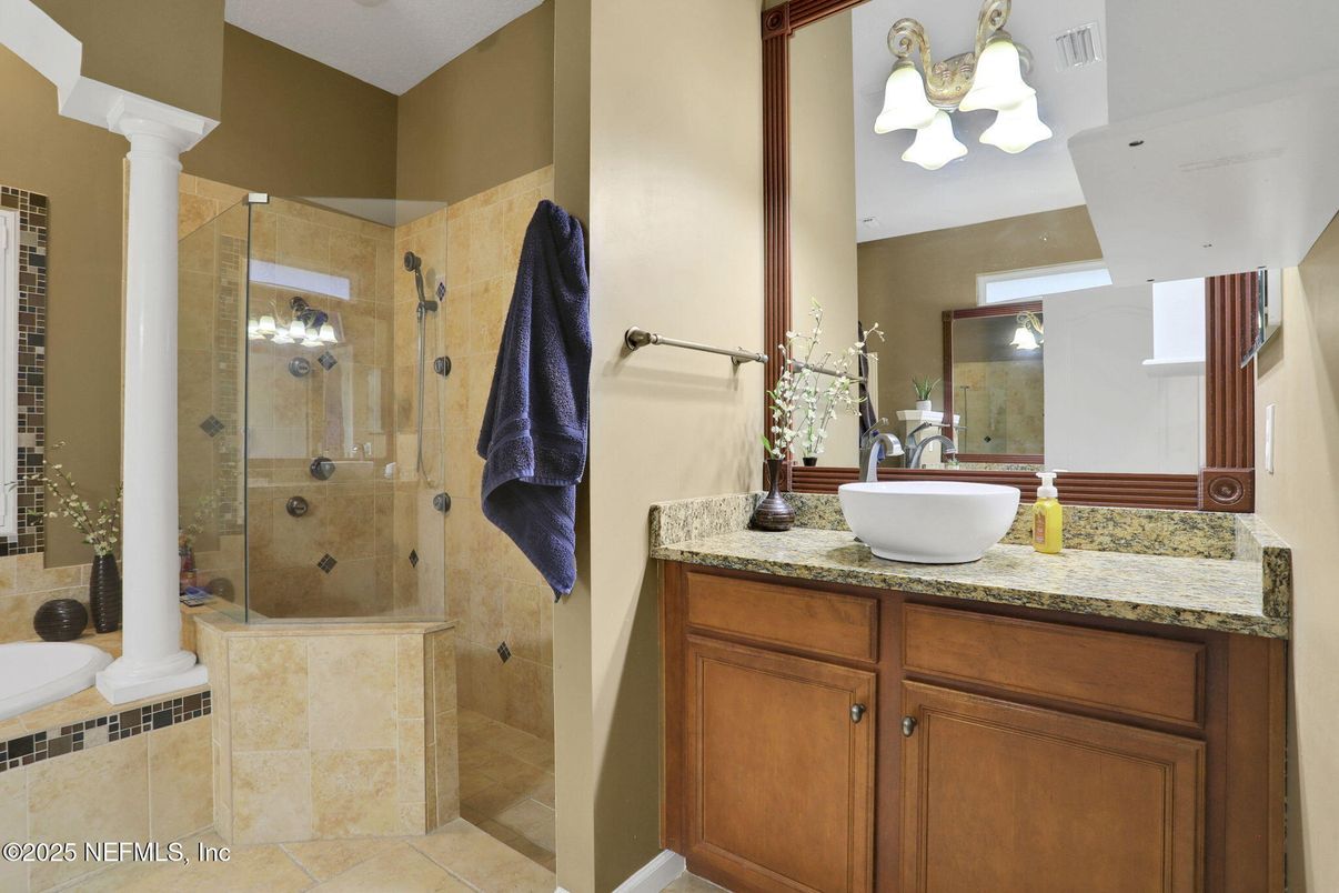 Bathroom, Glass Shower, Interior