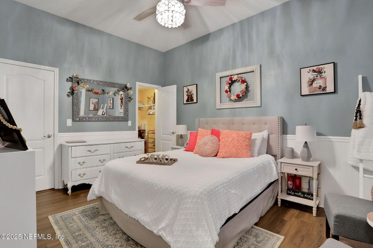 Bedroom, Interior, Wood Texture Flooring