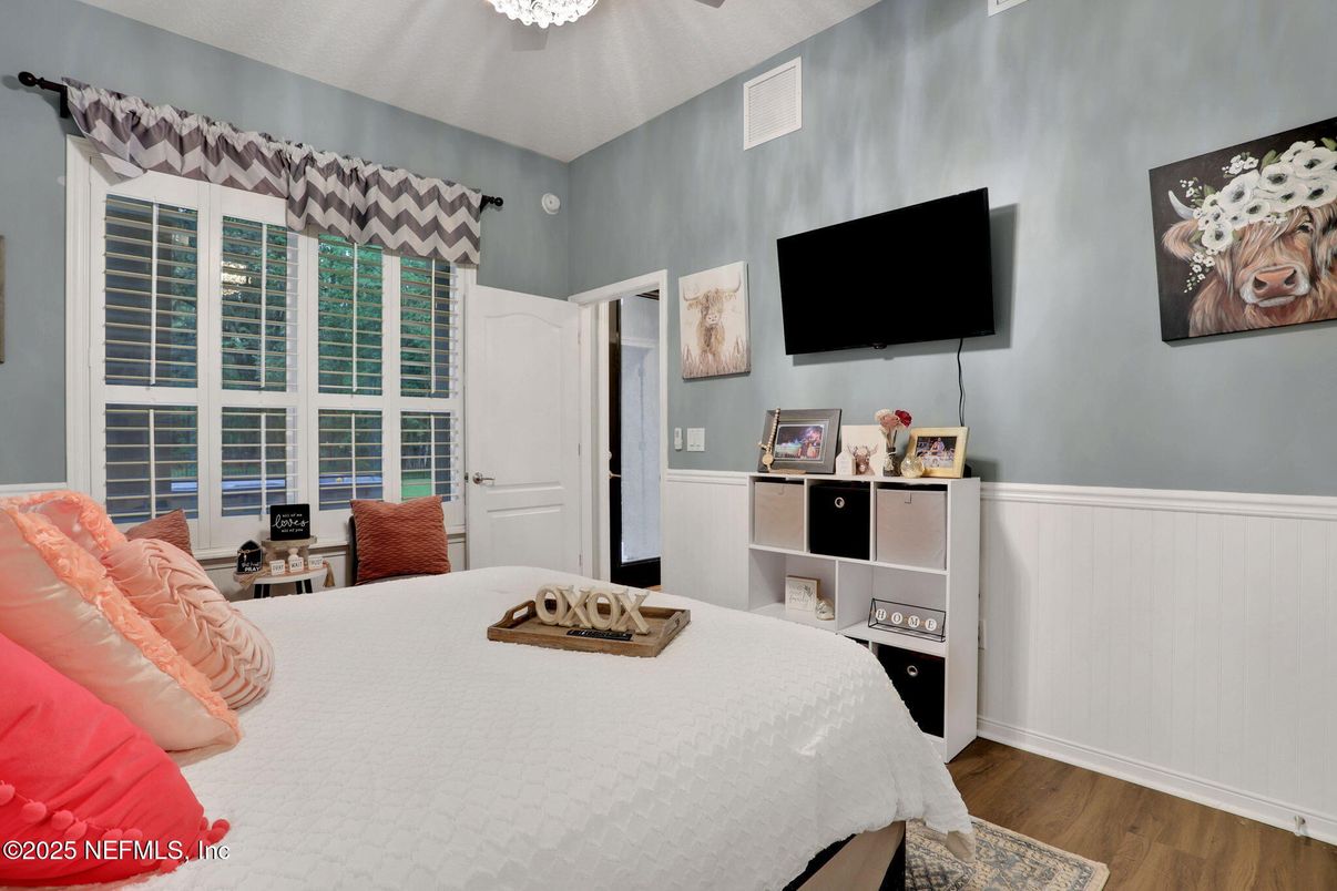 Bedroom, Interior, Wood Texture Flooring