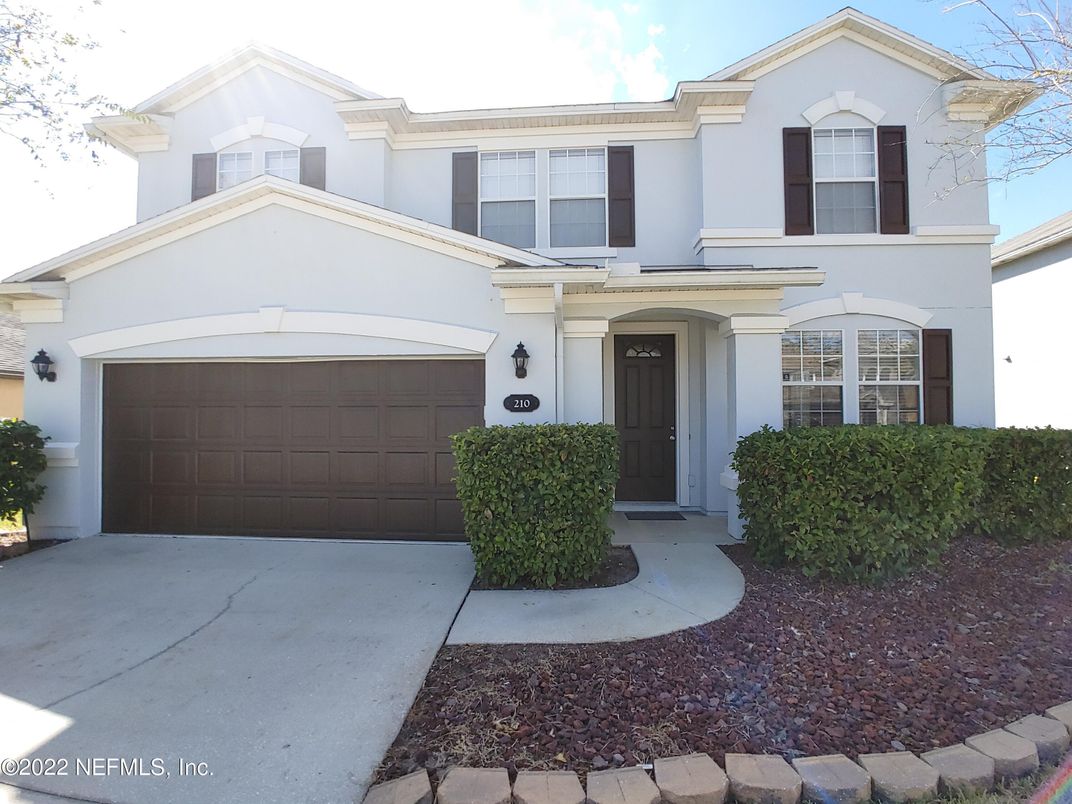 Attached, Exterior, Facade, Spanish Mediterranean