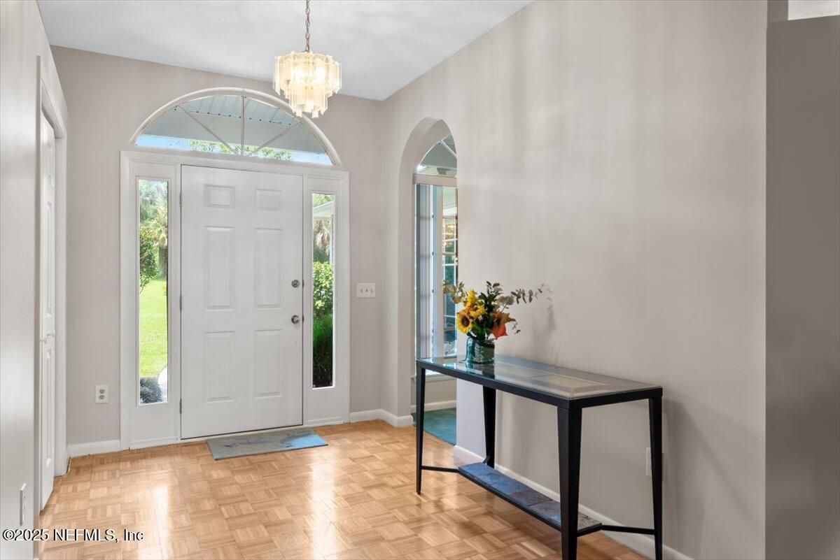 Chandelier, Interior, Wood Texture Flooring