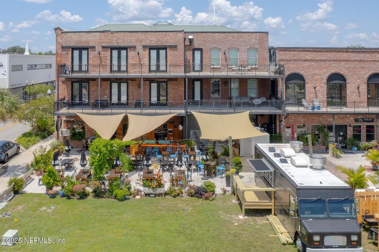 Exterior, Facade, Brick Facade, Condo Building