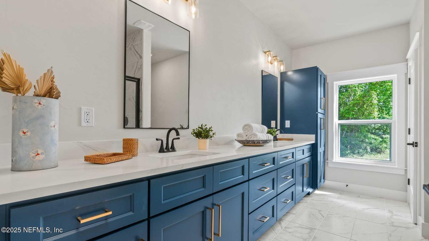 Bathroom, Dual Sink Vanities, Interior, Marble