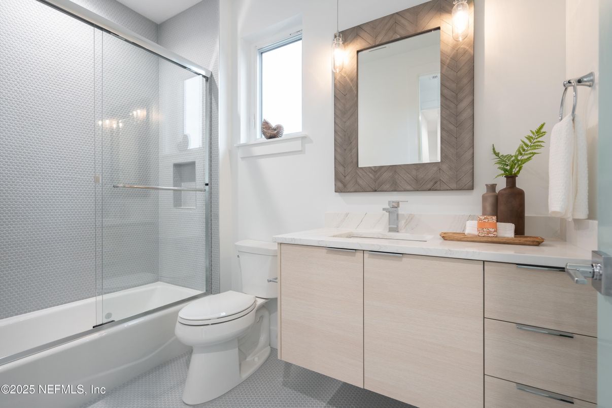 Bathroom, Glass Shower, Interior