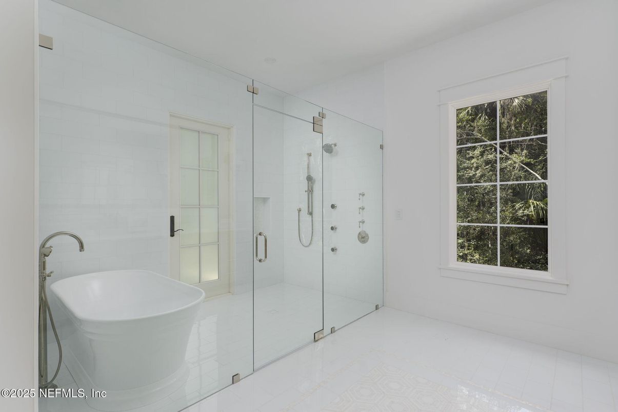 Bathroom, Free Standing Baths, Glass Shower, Interior