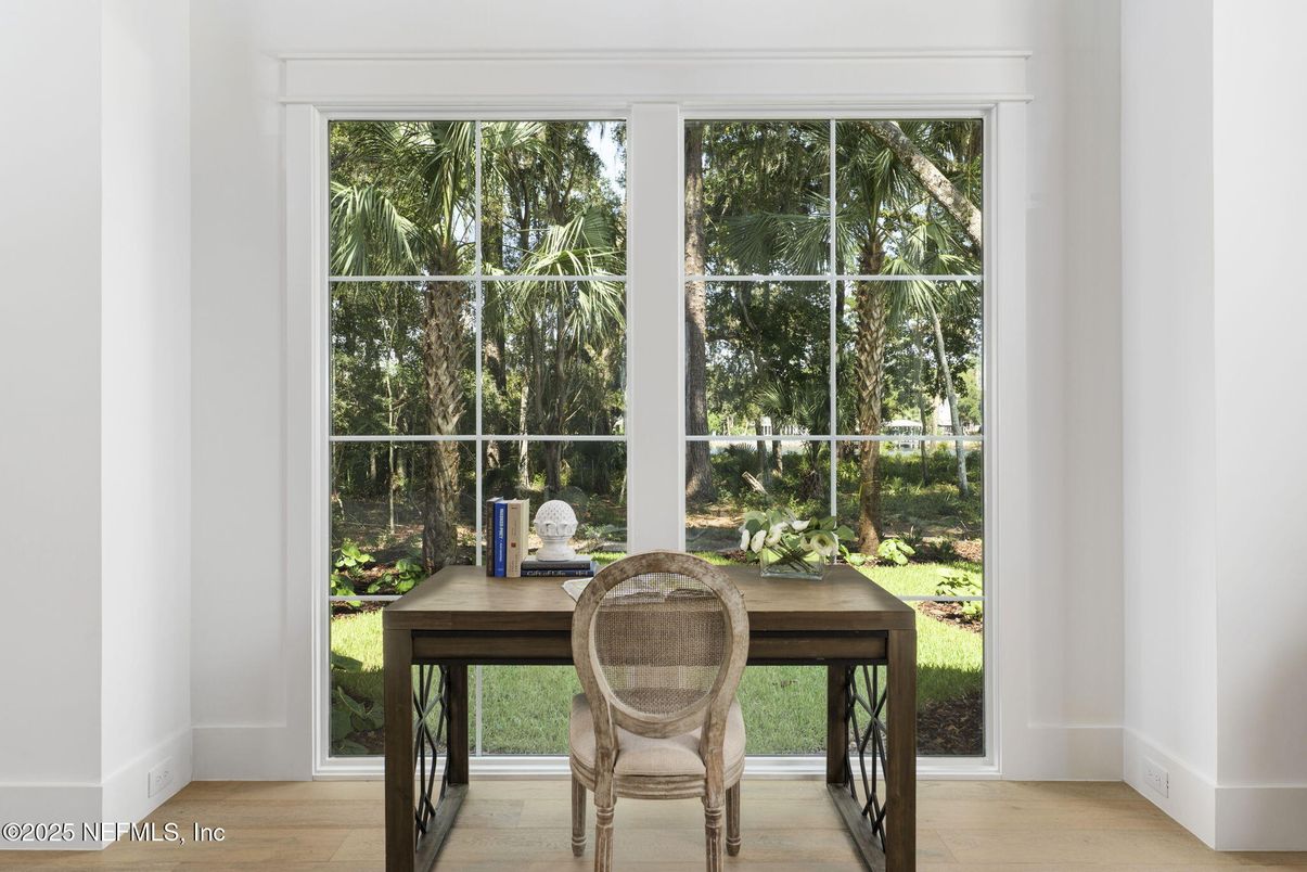 Home Office, Interior, Wood Texture Flooring
