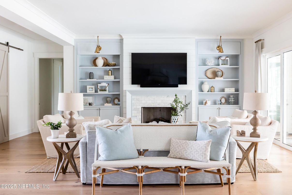 Fireplace, Interior, Living room, Wood Texture Flooring
