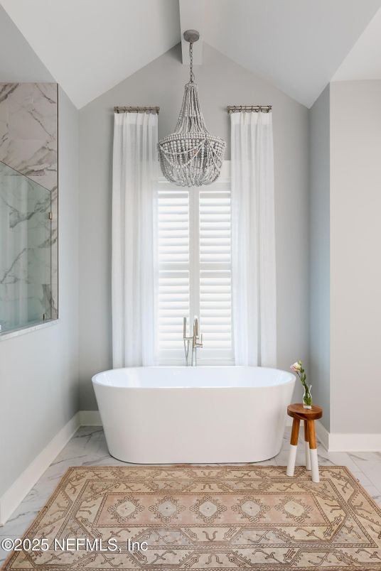 Bathroom, Free Standing Baths, Interior, Marble, Marble Walls