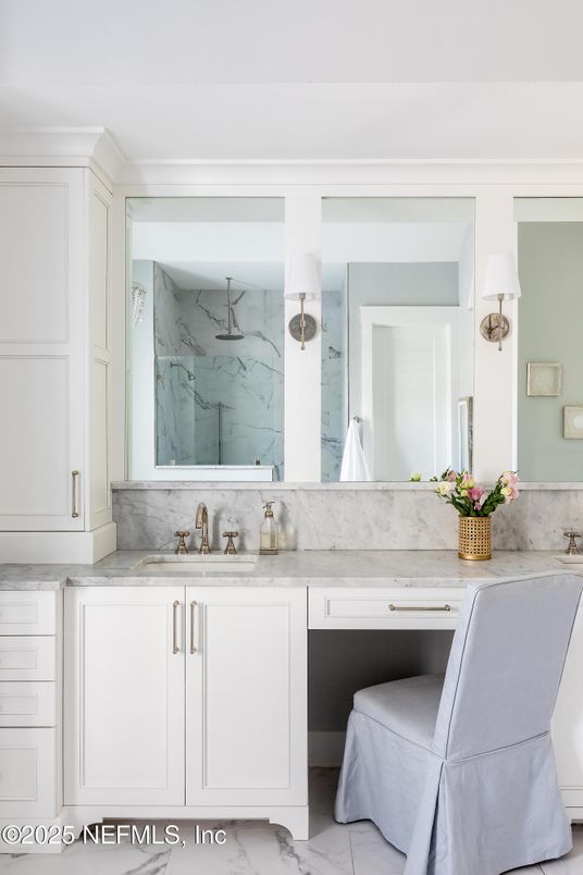 Bathroom, Interior, Marble, Marble Walls