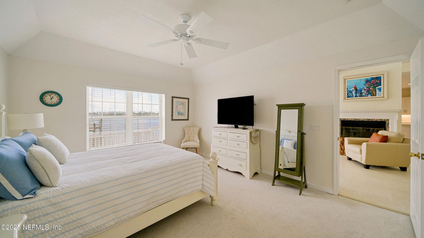 Bedroom, Fireplace, Interior, Water