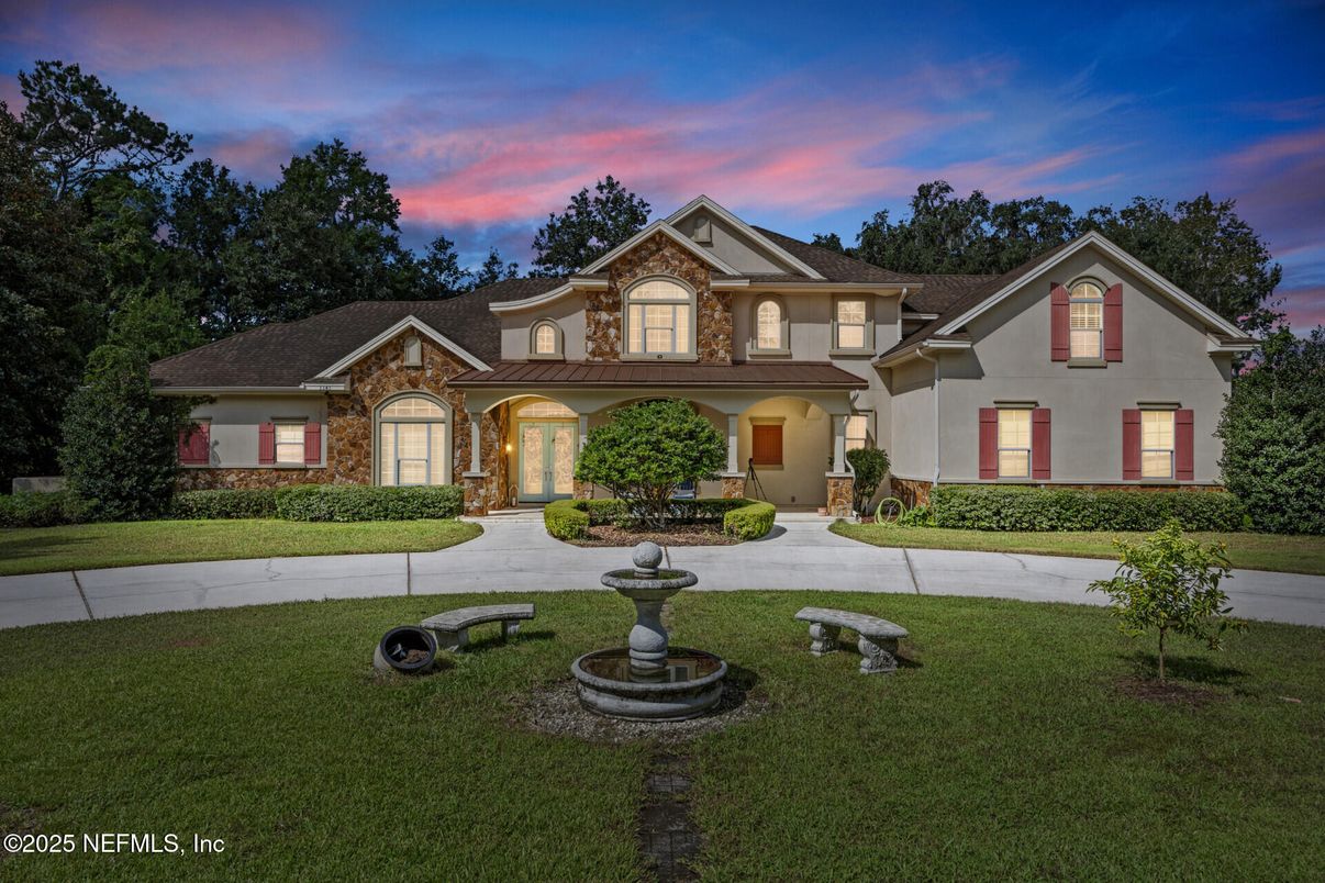 Backyard, Exterior, Facade, French Provincial