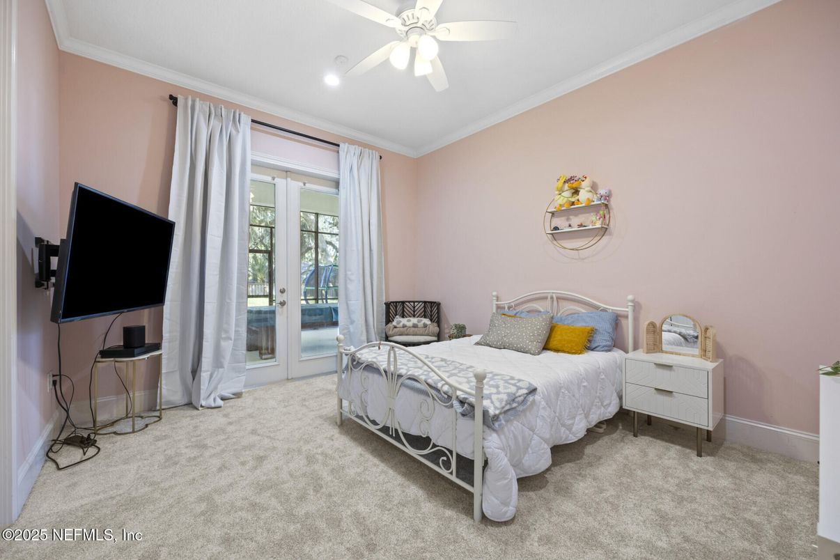 Bedroom, Interior, Recessed Lighting