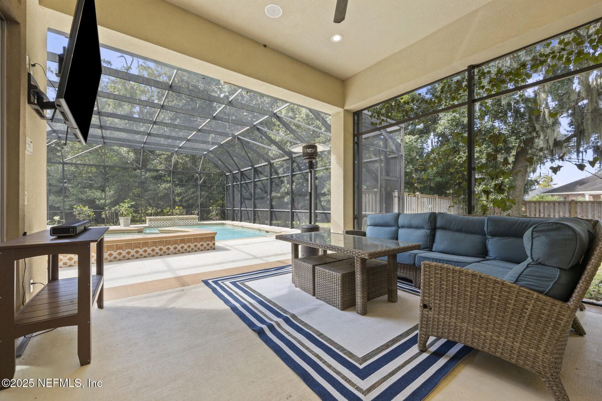 Glass Ceilings, Interior, Pool, Recessed Lighting, Sun Room