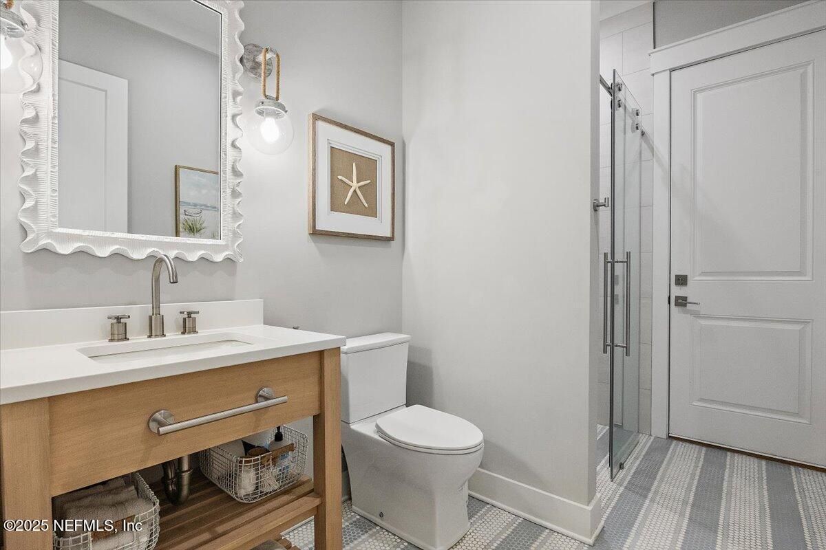 Bathroom, Glass Shower, Interior