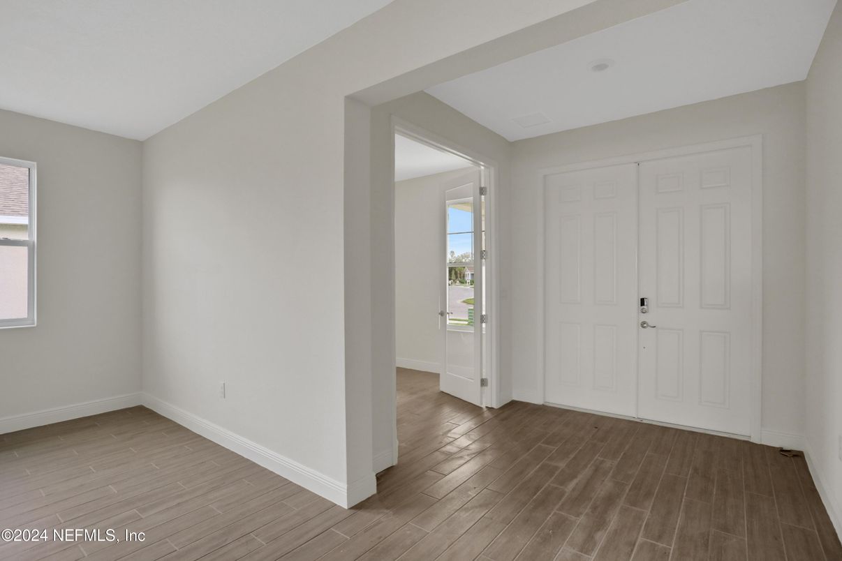 Empty room, Interior, Wood Texture Flooring