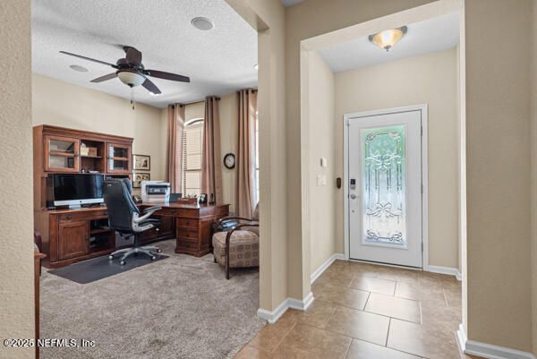 Home Office, Interior, Recessed Lighting