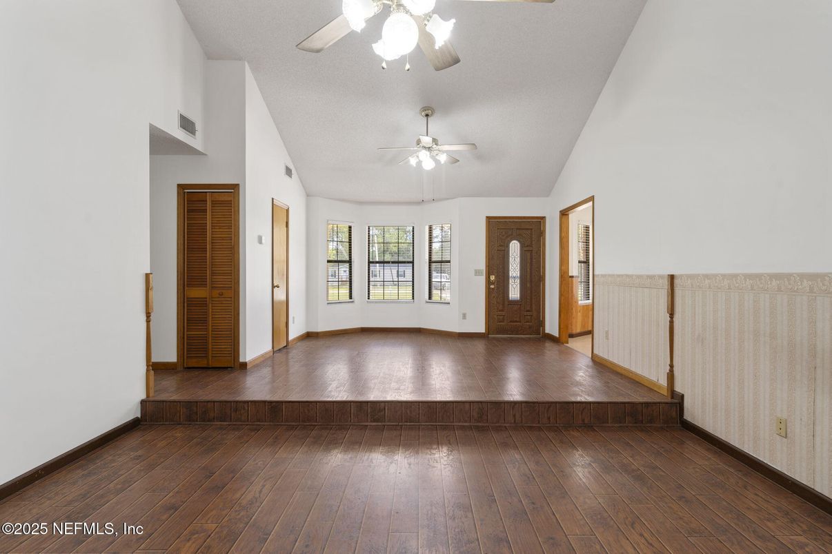 Empty room, Interior, Wood Texture Flooring