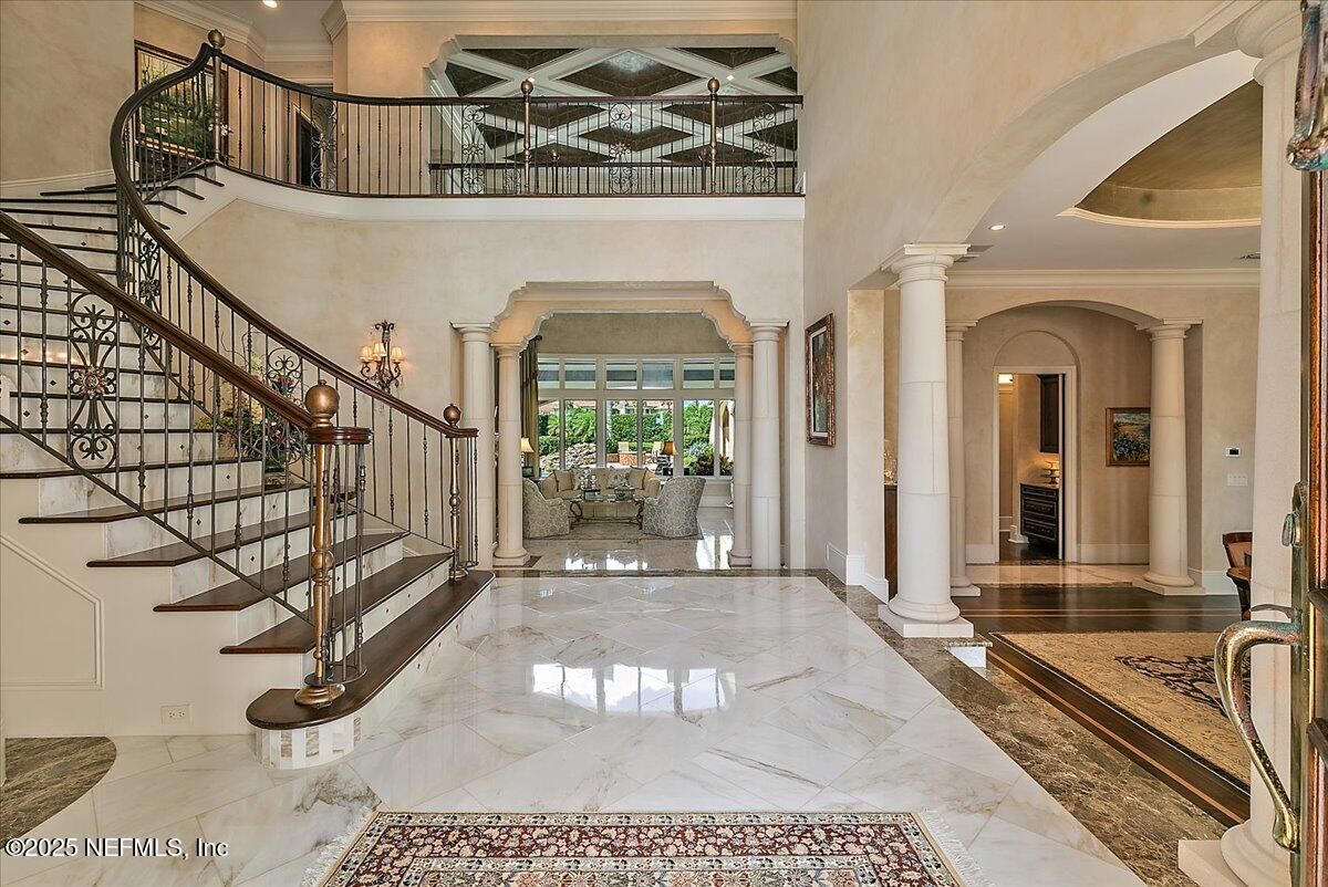 Interior, Marble, Recessed Lighting