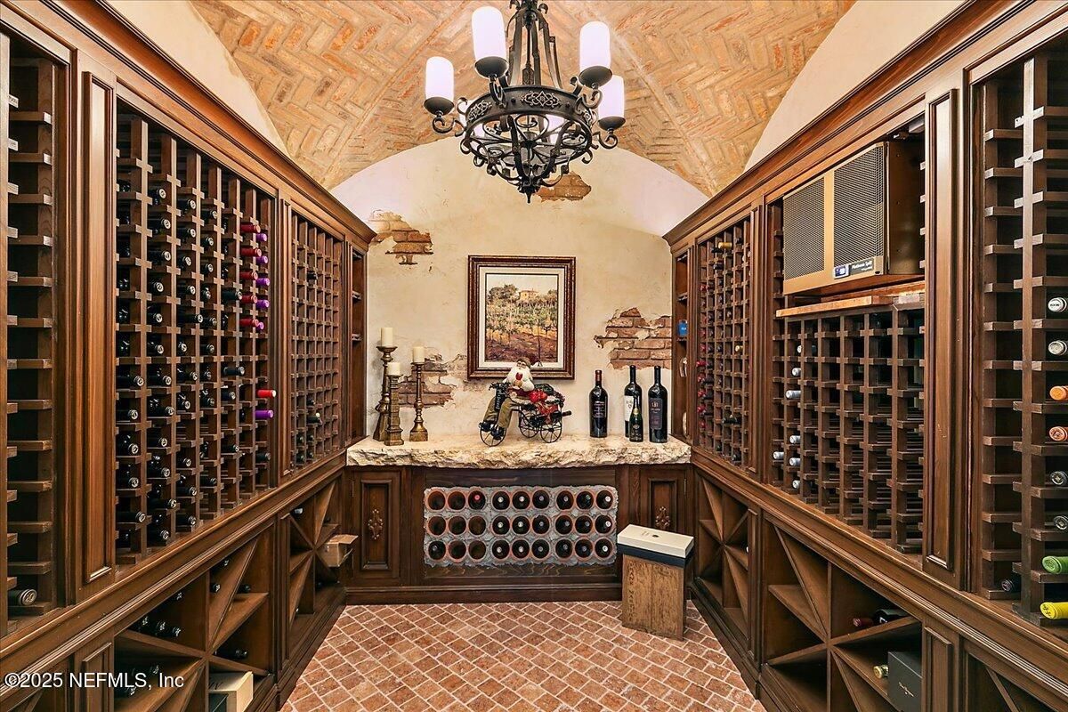 Chandelier, Interior, Wine Storage