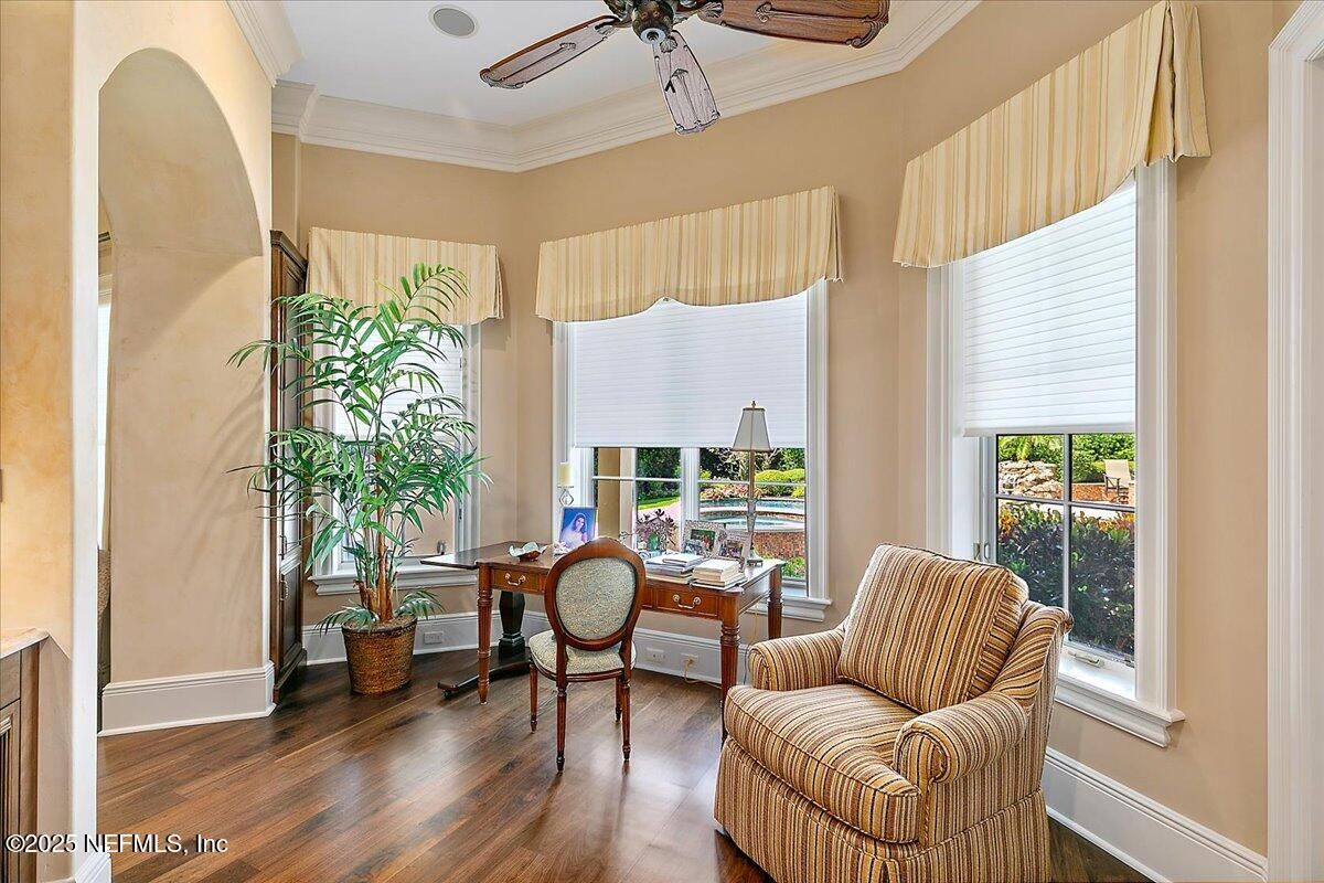 Home Office, Interior, Wood Texture Flooring