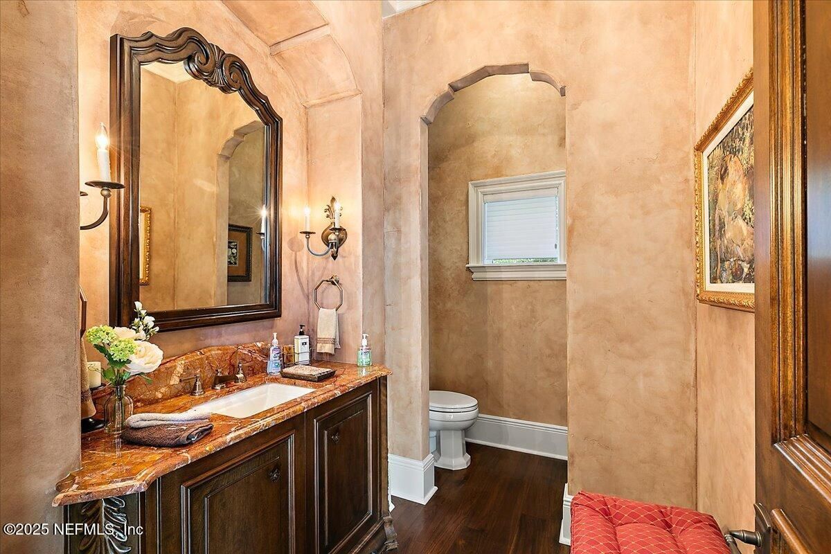 Bathroom, Interior, Wood Texture Flooring