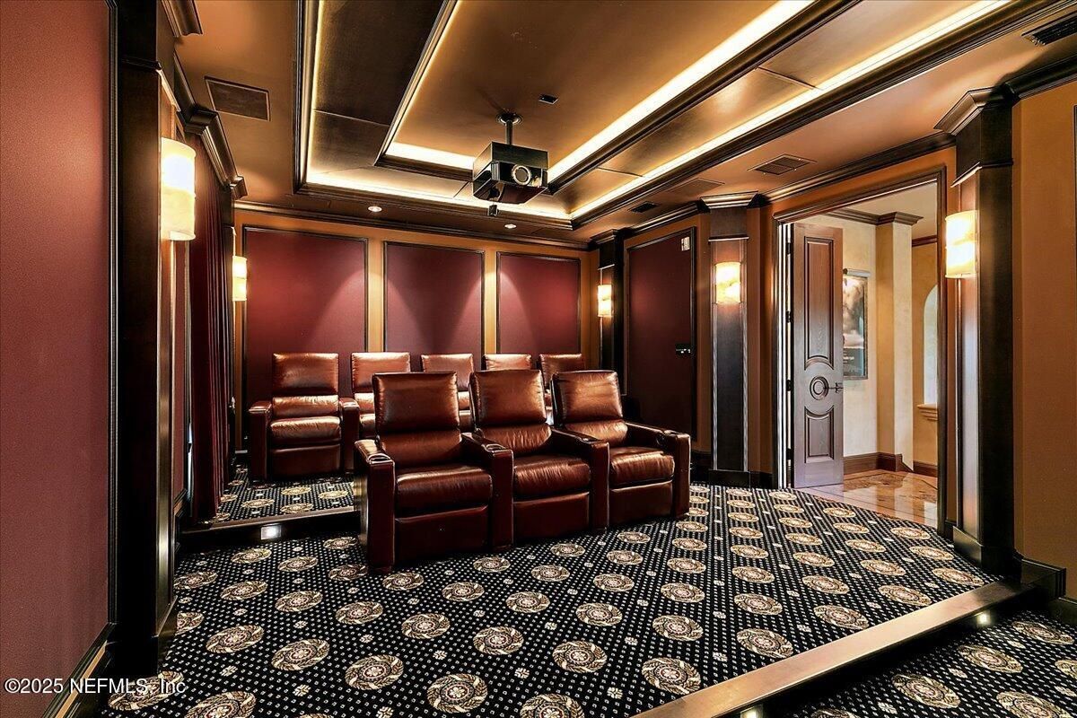 Home Theatre Room, Interior, Recessed Lighting, Theatre Room
