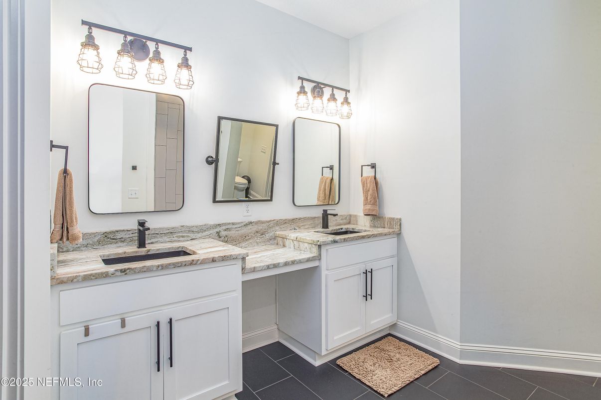 Bathroom, Dual Sink Vanities, Interior